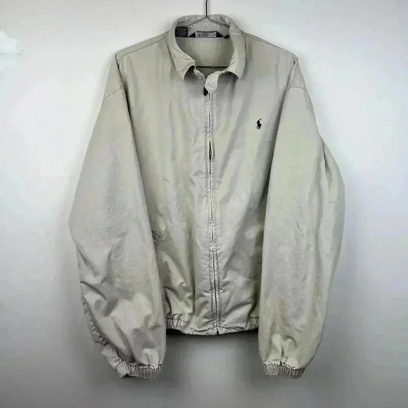 Polo Ralph Lauren Men's Light Beige Windbreaker Jacket - Picture 1 of 6